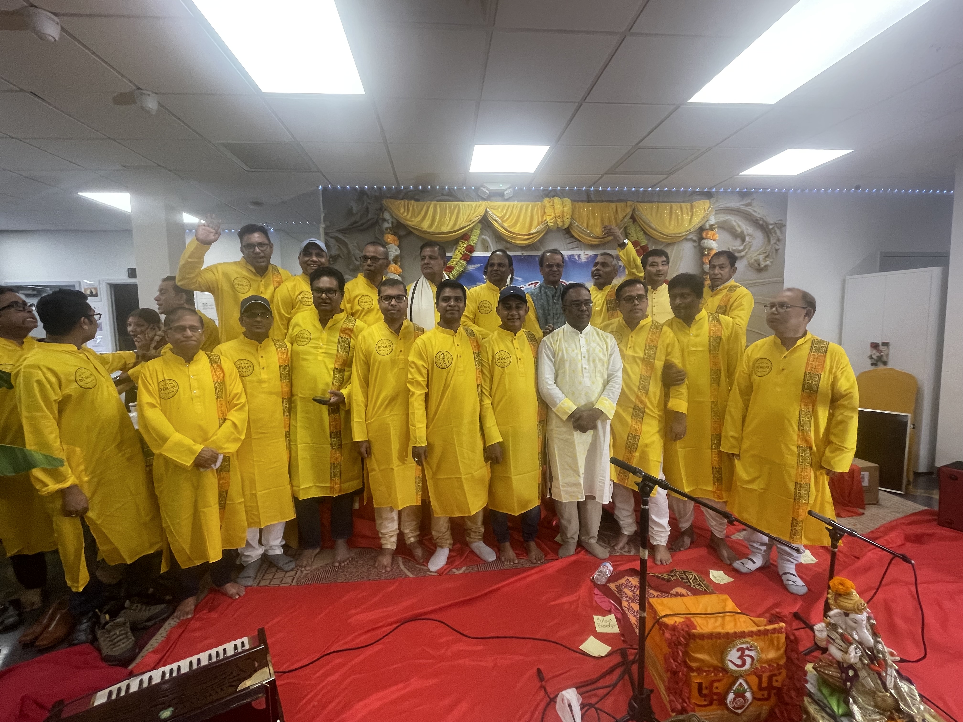 Temple premises and entrance